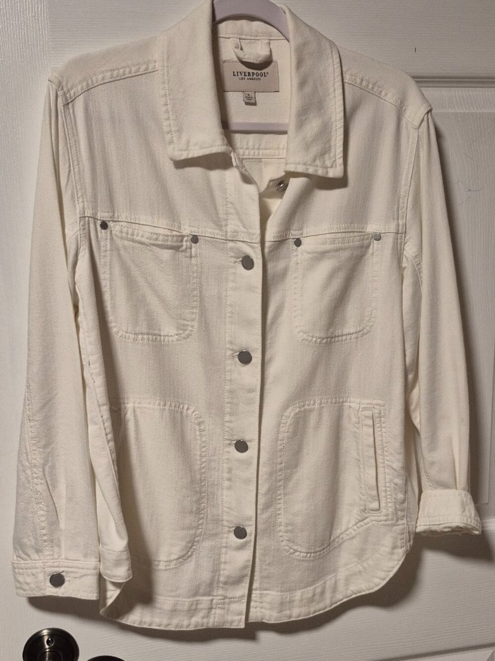 LIVERPOOL Cotton/Lyocell Jean Jacket. Super Soft. Size Small - fits to size 12